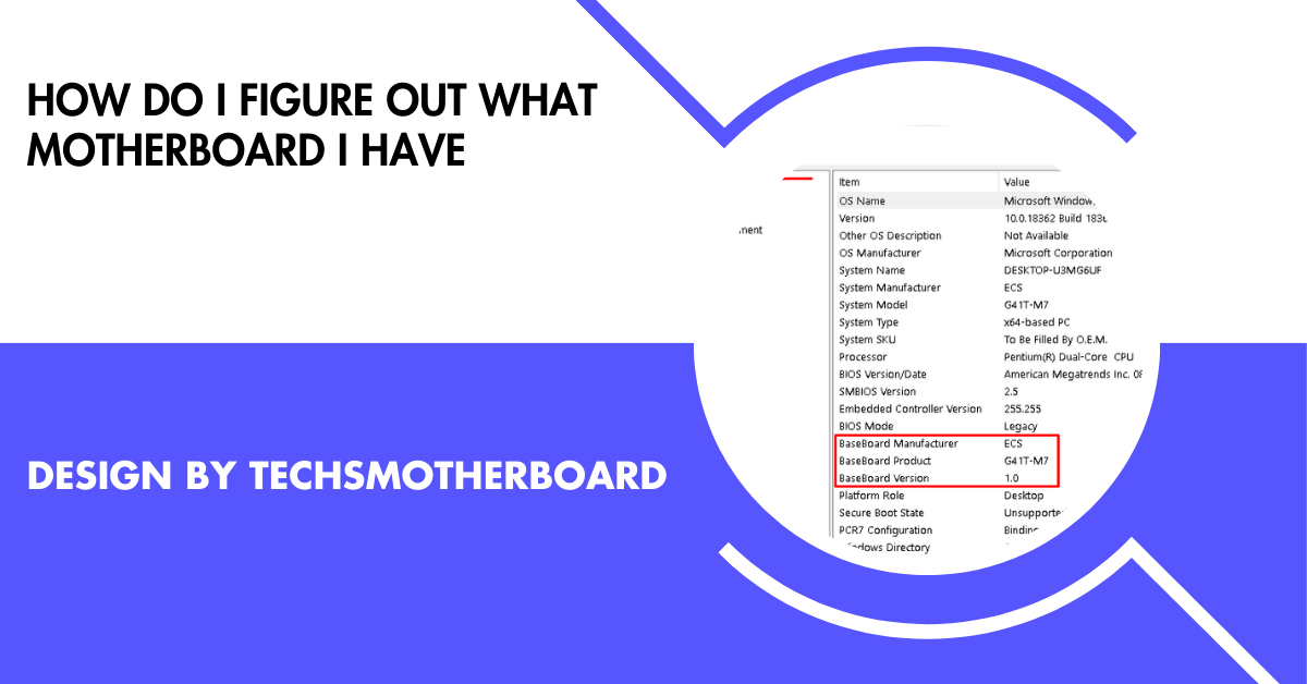 How Do I Figure Out What Motherboard I Have